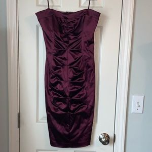 Nicole Miller Cocktail Dress . Size 10 (fits like 6) . Purple .